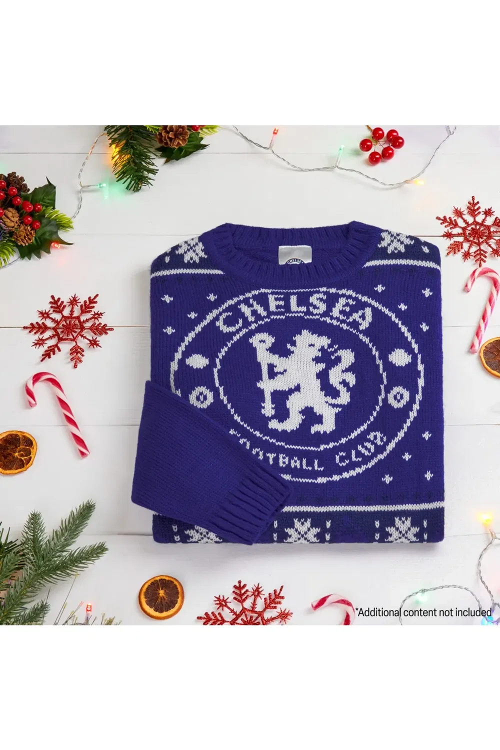 Свитшот с рождественским принтом Chelsea Fc, Blue — фото 2