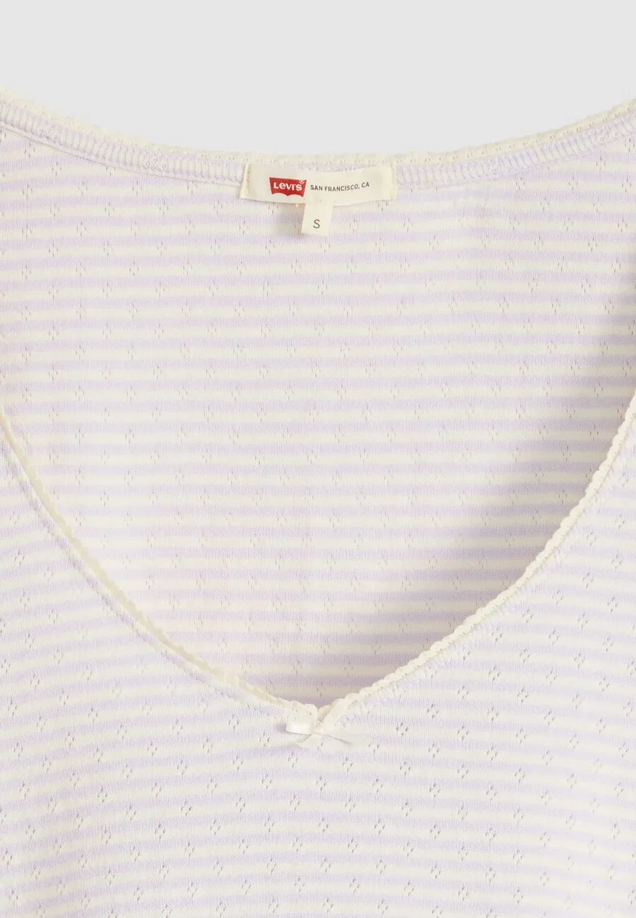 Футболка LEVI'S SWEETIE белого цвета — фото 4