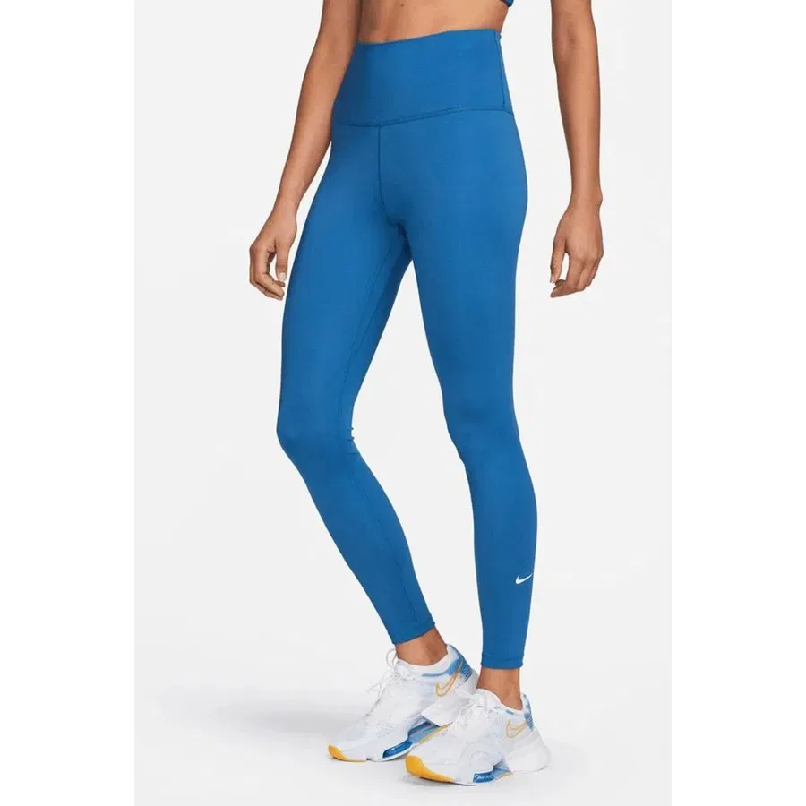 Женские леггинсы с высокой посадкой Nike One High Rise Leggings Full Length 2 Cepli, Синий