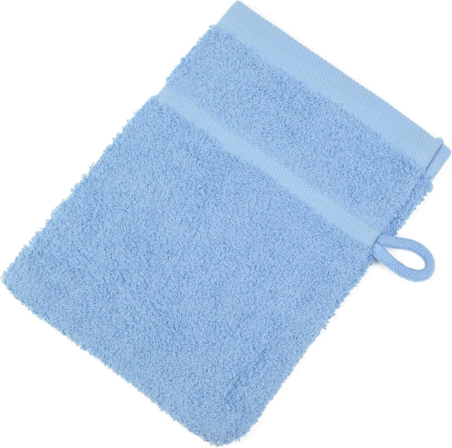Набор мочалок для мытья 4 шт, Gözze, 100% хлопок, 16x21 см, Pigeon Blue — фото 2