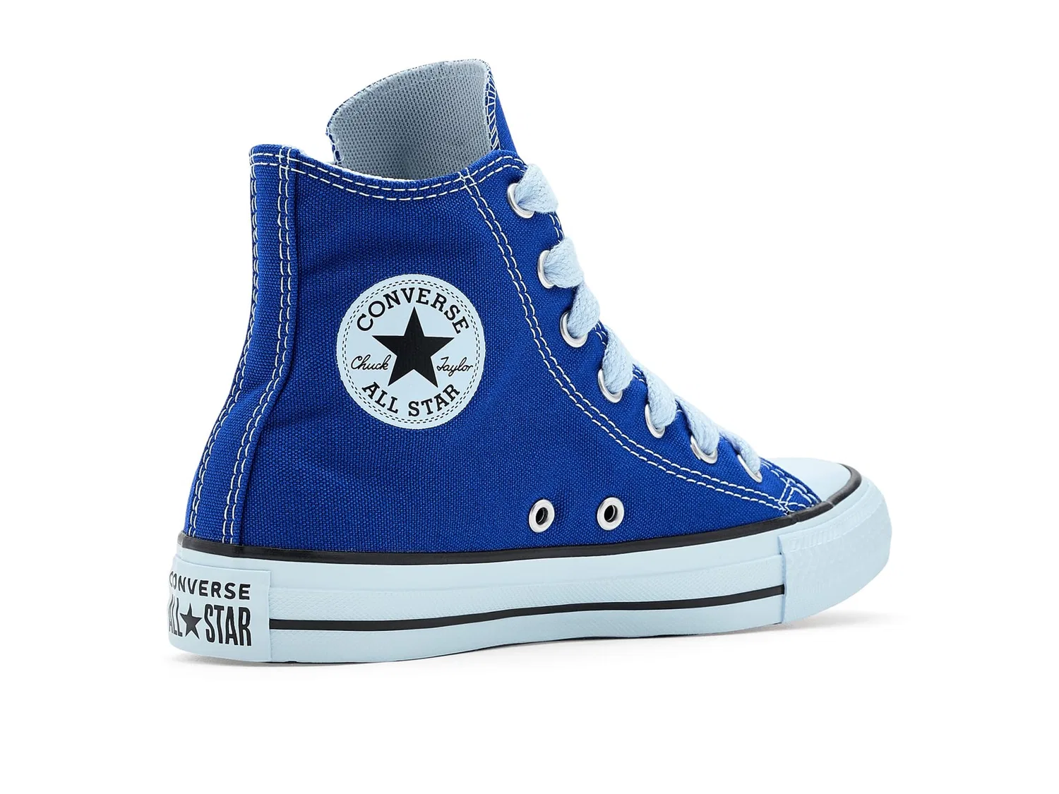 Кроссовки Chuck Taylor All Star Hi (для больших детей) Converse Kids, Blue/Cold Touch/Black — фото 4