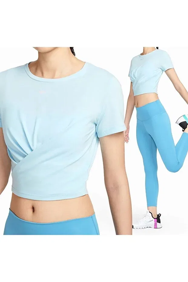 Женская футболка с коротким рукавом One luxe dri fit Nike, Blue