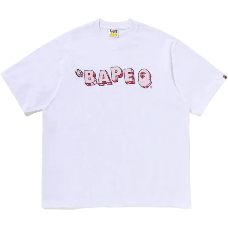 Детская футболка с камуфляжным принтом A BATHING APE, Gray — фото 3