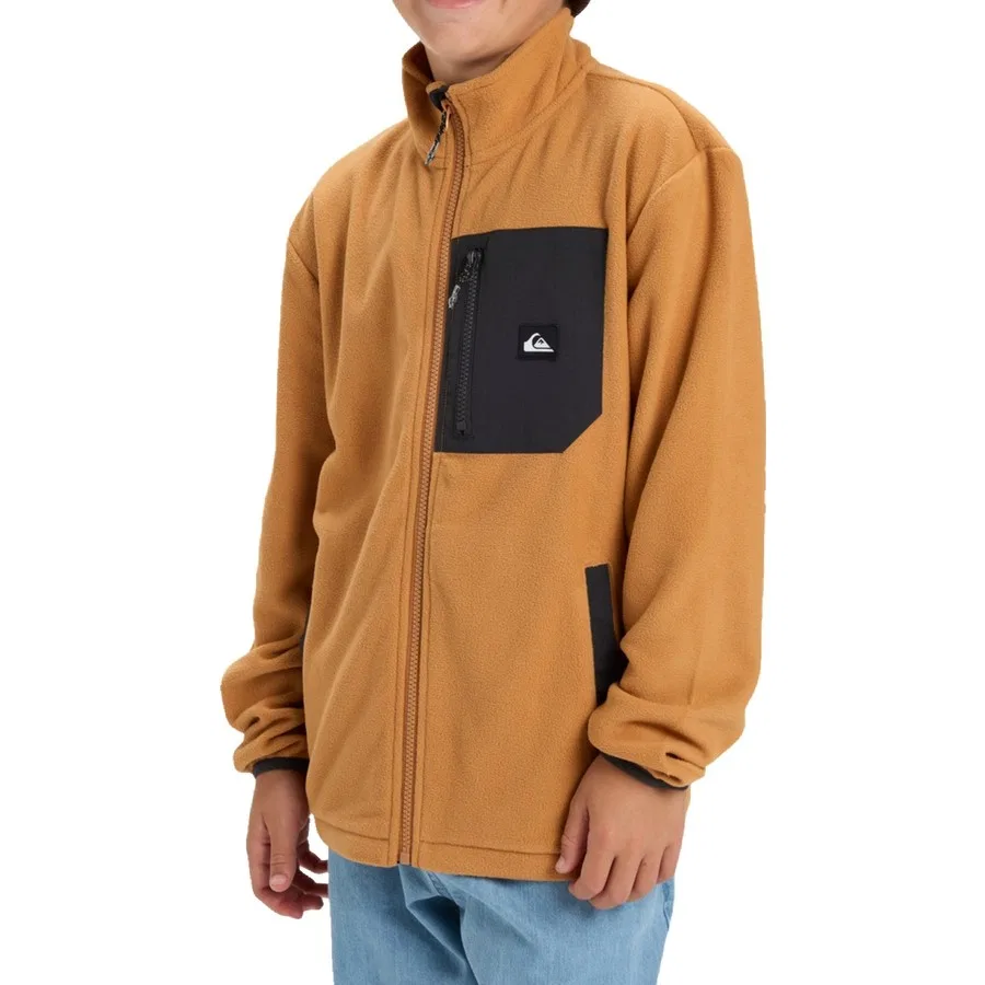 Детская флисовая куртка Ice Fields Fz Quiksilver, Черный