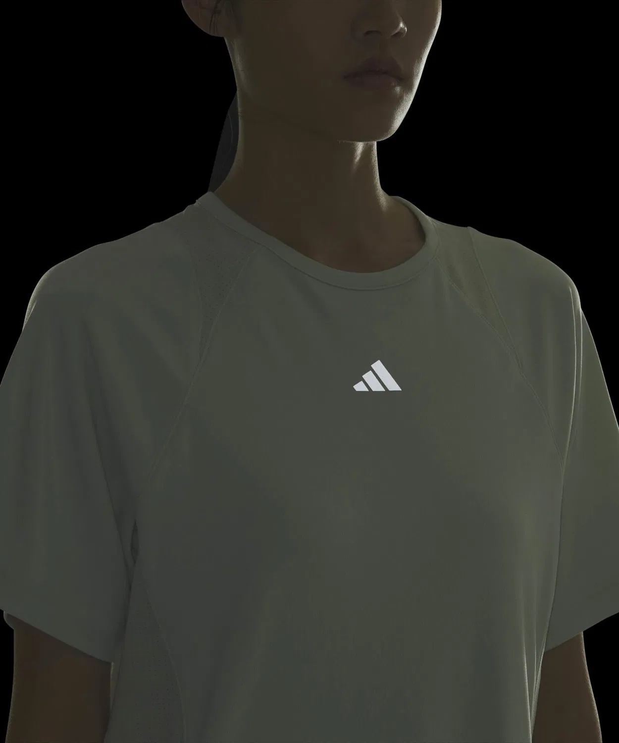 Женская футболка свободного кроя с коротким рукавом Adidas Training Essentials Plus, Green — фото 4