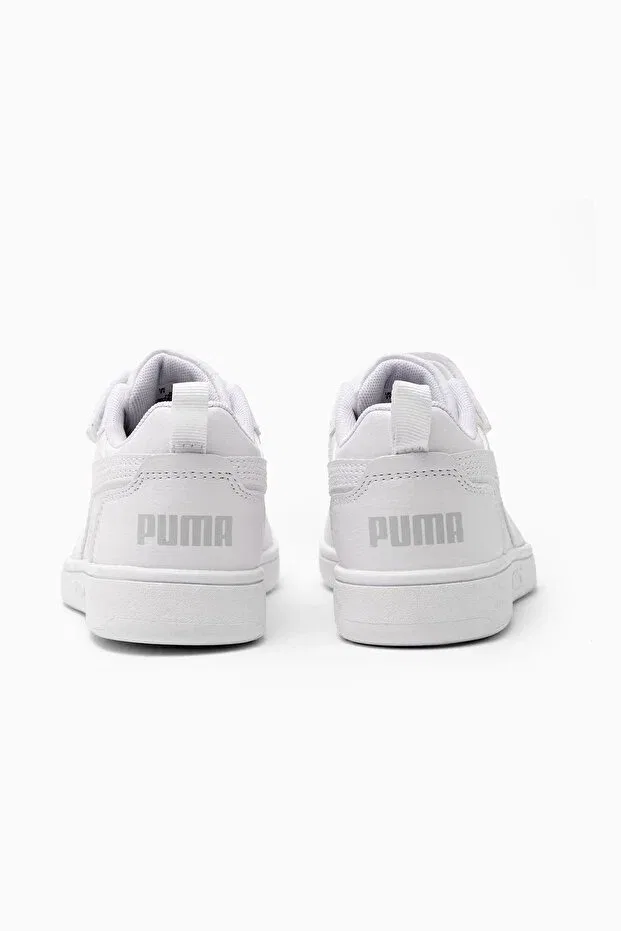 Детские кроссовки для мальчиков с длинным шнурком Puma, White — фото 3