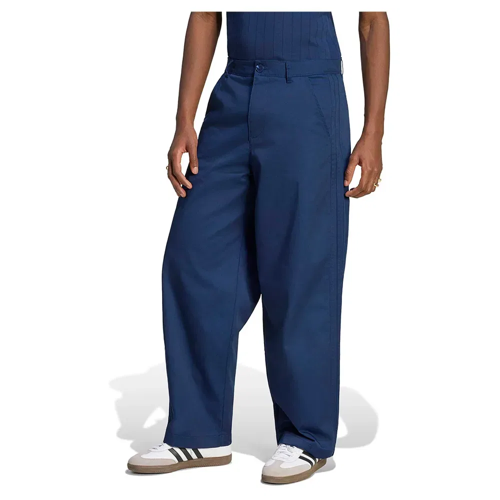 Мужские брюки с защипами Adidas Originals 3-Stripes Pleated, Blue