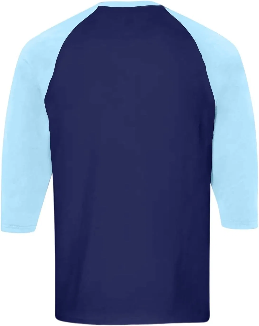 Мужская бейсбольная футболка с длинным рукавом Raglan Classic, Blue — фото 4