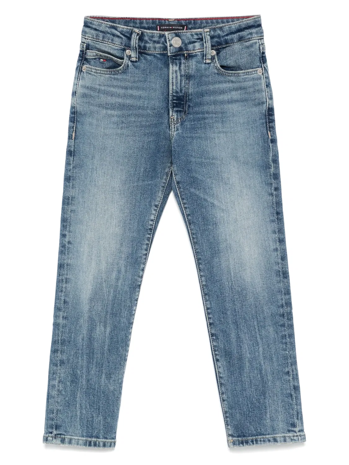 Зауженные джинсы Tommy Hilfiger, синий