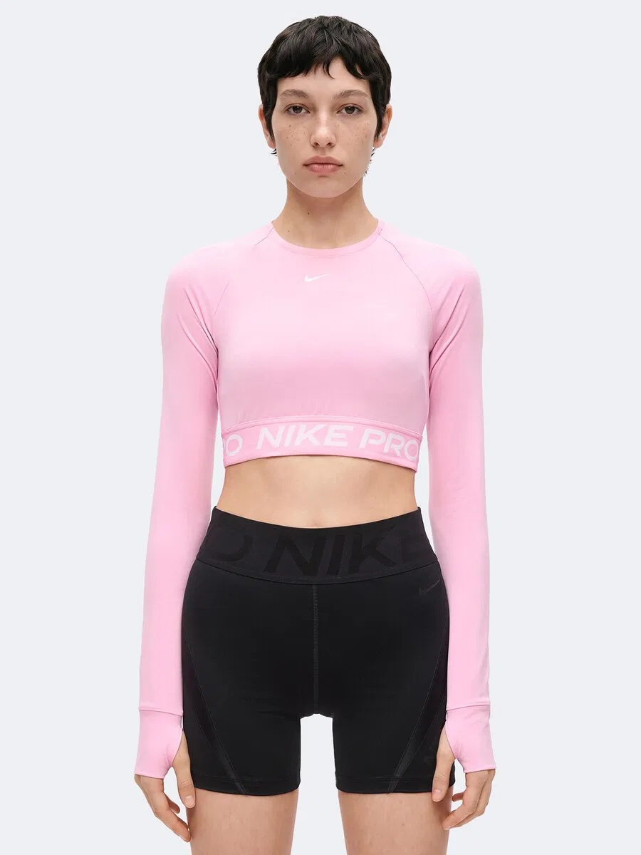 Спортивная футболка NIKE Performance Shirt 'PRO' светло-розового цвета — фото 2