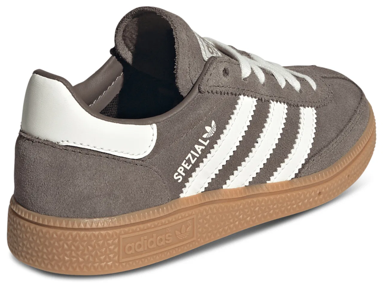 Кеды для девочек Handball Spezial Adidas, цвет Off White/Gum/Earth Strata — фото 3