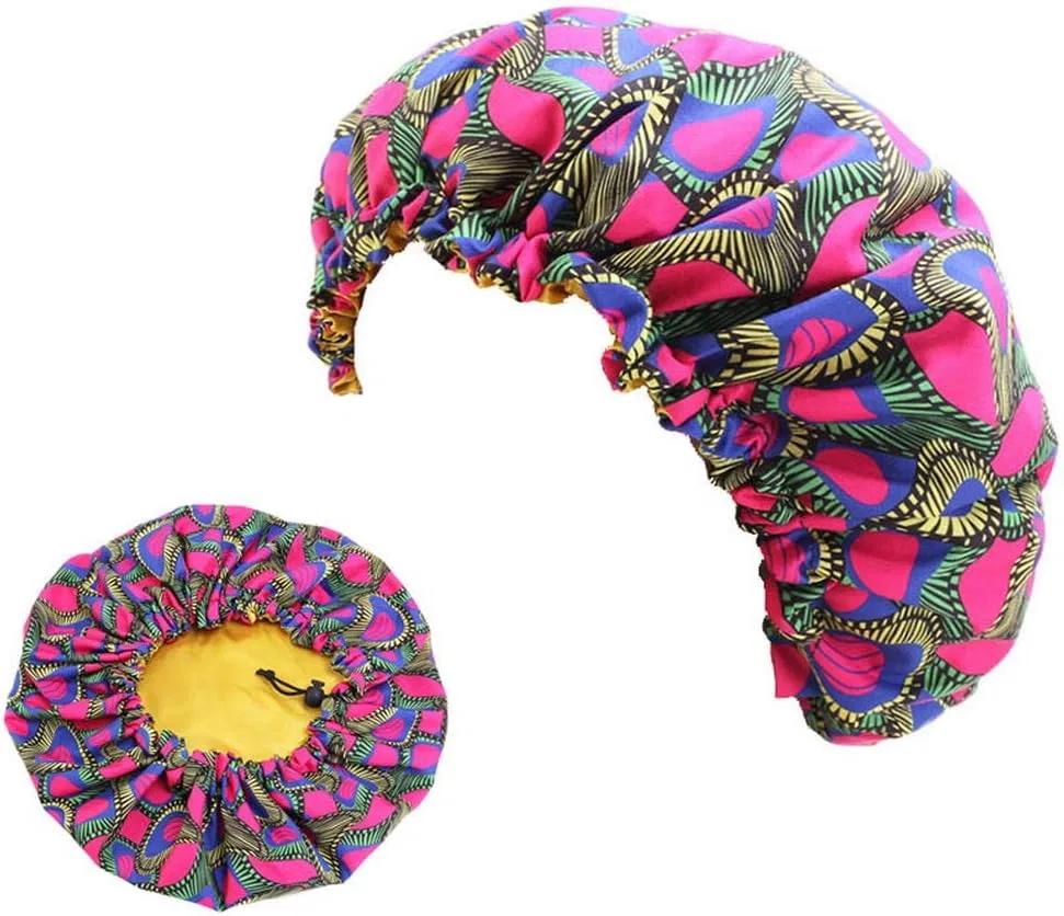Шапочка для душа Satin, JK Home, 26cm, Bright Pink — фото 3