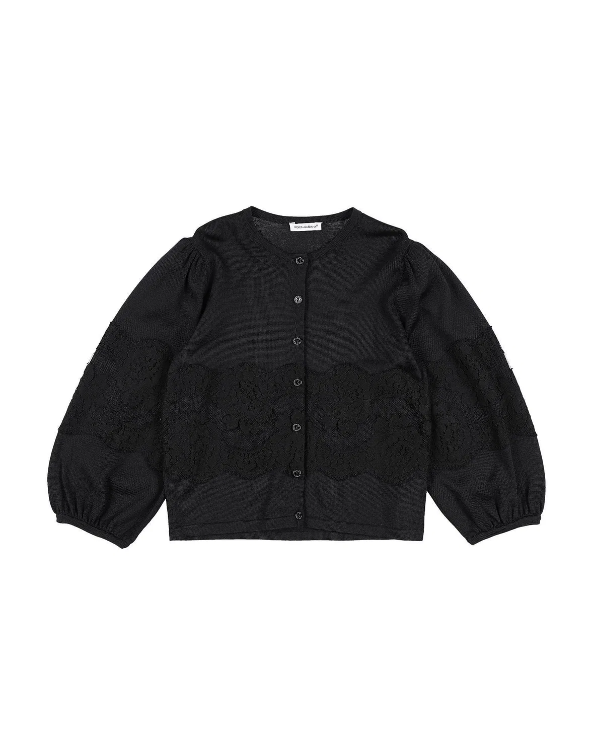 Кардиган с кружевом Dolce&Gabbana, черный