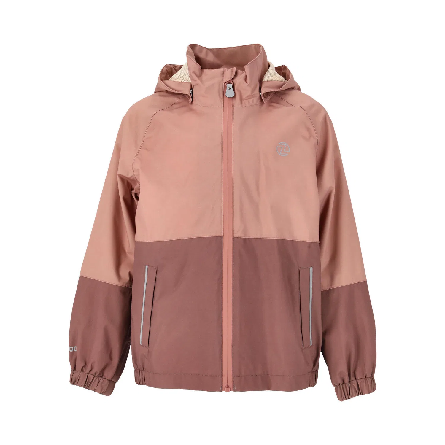 Детская водонепроницаемая куртка Zigzag Dallas, Rosa Orchideenpink