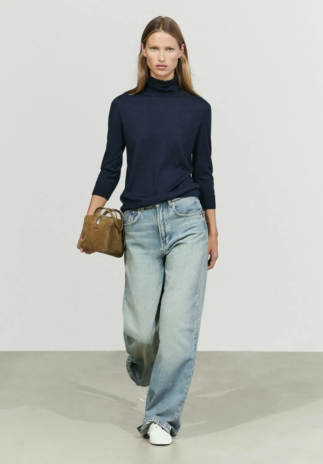 Прыгун Massimo Dutti, Mottled Dark Blue — фото 2