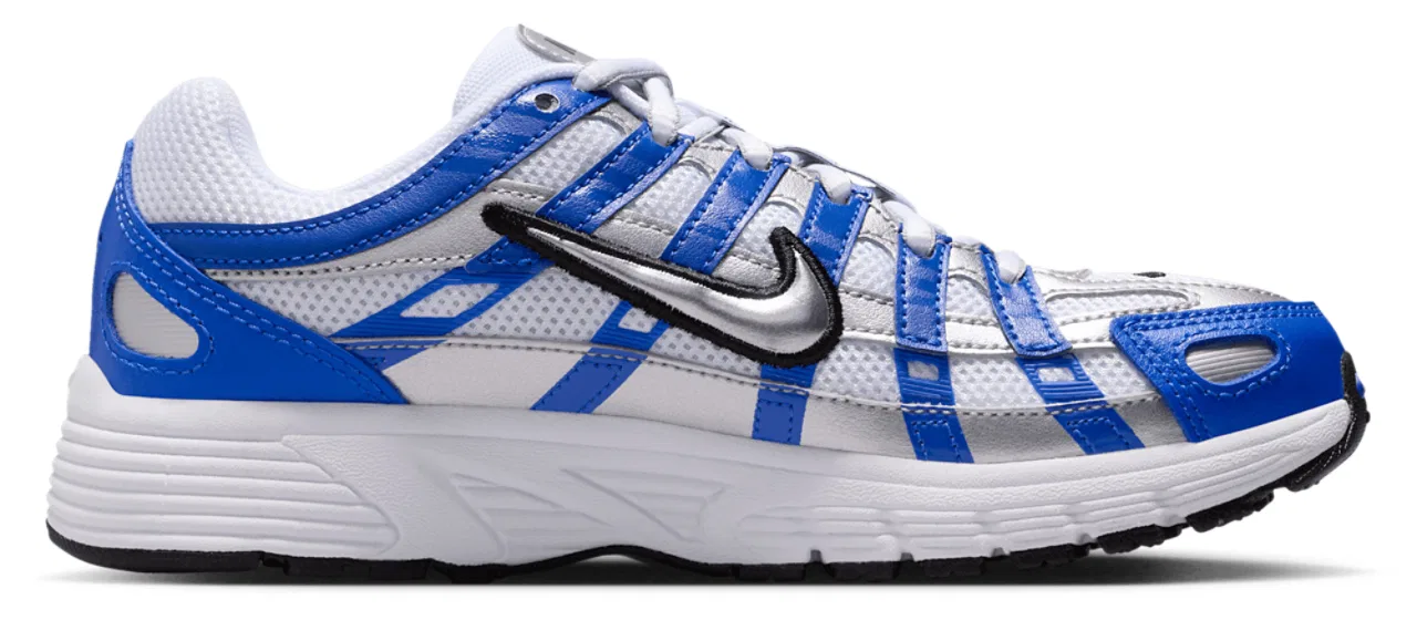 Кроссовки для мальчиков P-6000 Nike, цвет Racer Blue/Metallic Silver/Metallic Silver