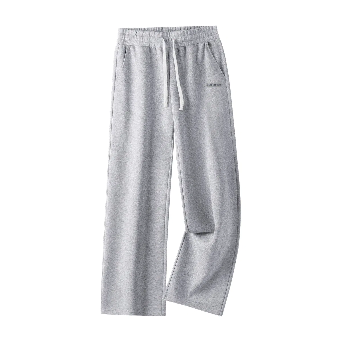 Детские брюки повседневные прямого кроя MINISO, Heather Gray