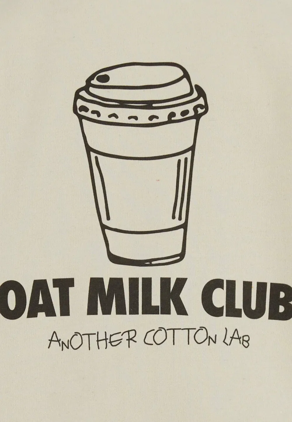 Клуб любителей овсяного молока - толстовка Another Cotton Lab, Beige — фото 3