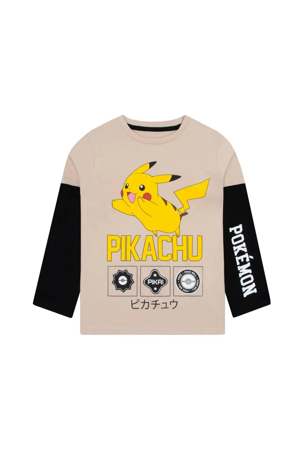 Футболка с длинным рукавом Pikachu Pokemon, Multi