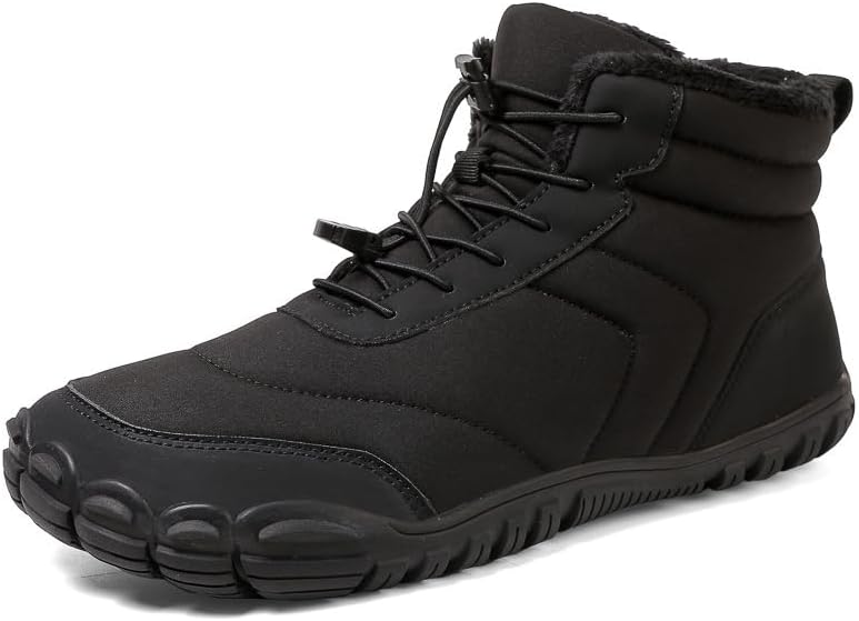 

Снежные ботинки для женщин и мужчин 2025, зимняя обувь Peakfootwear, обувь-босоножки с меховой подкладкой Lghlmcl, черный