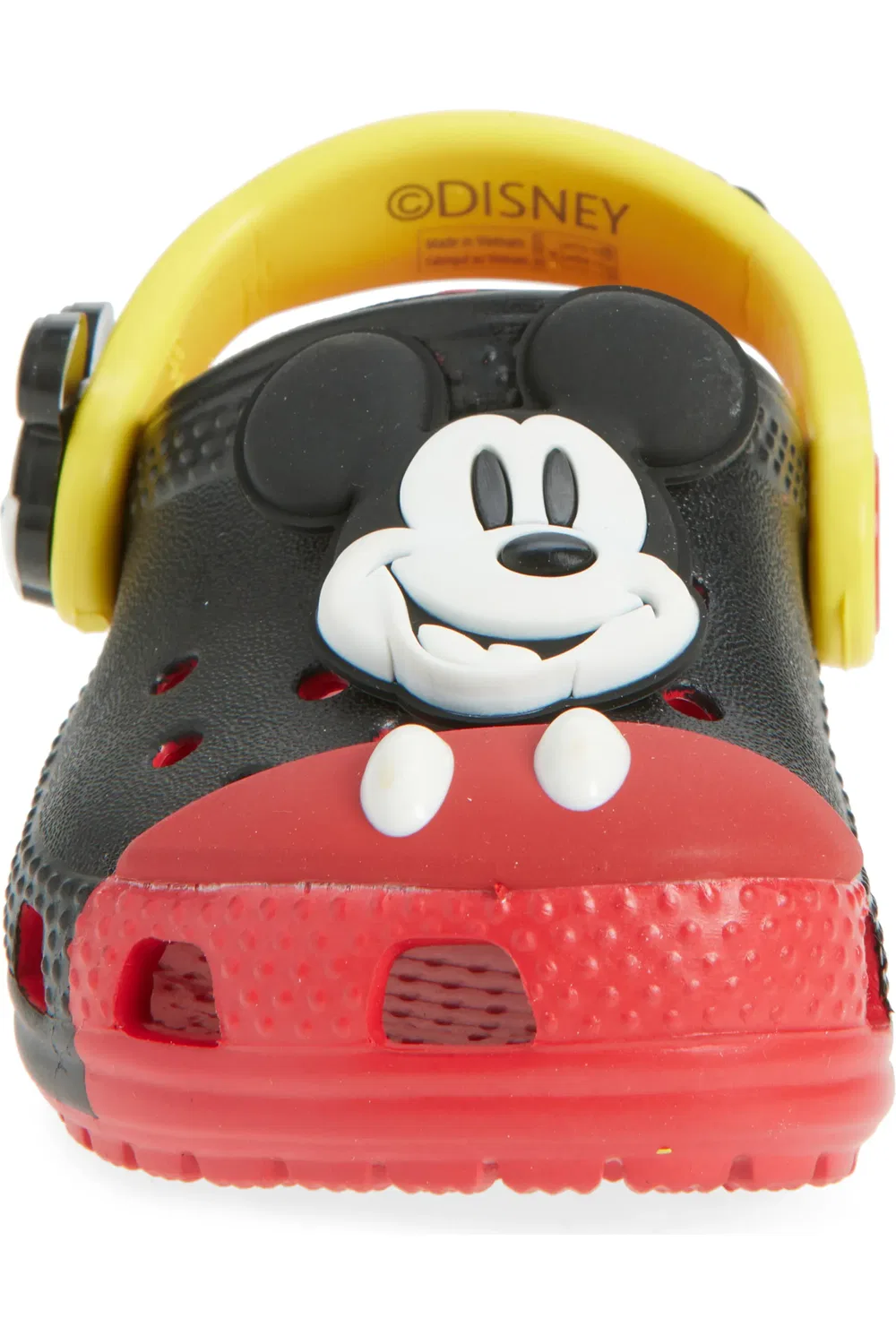 Детские сабо с Микки Маусом Classic Clog Crocs, Black Multi — фото 4