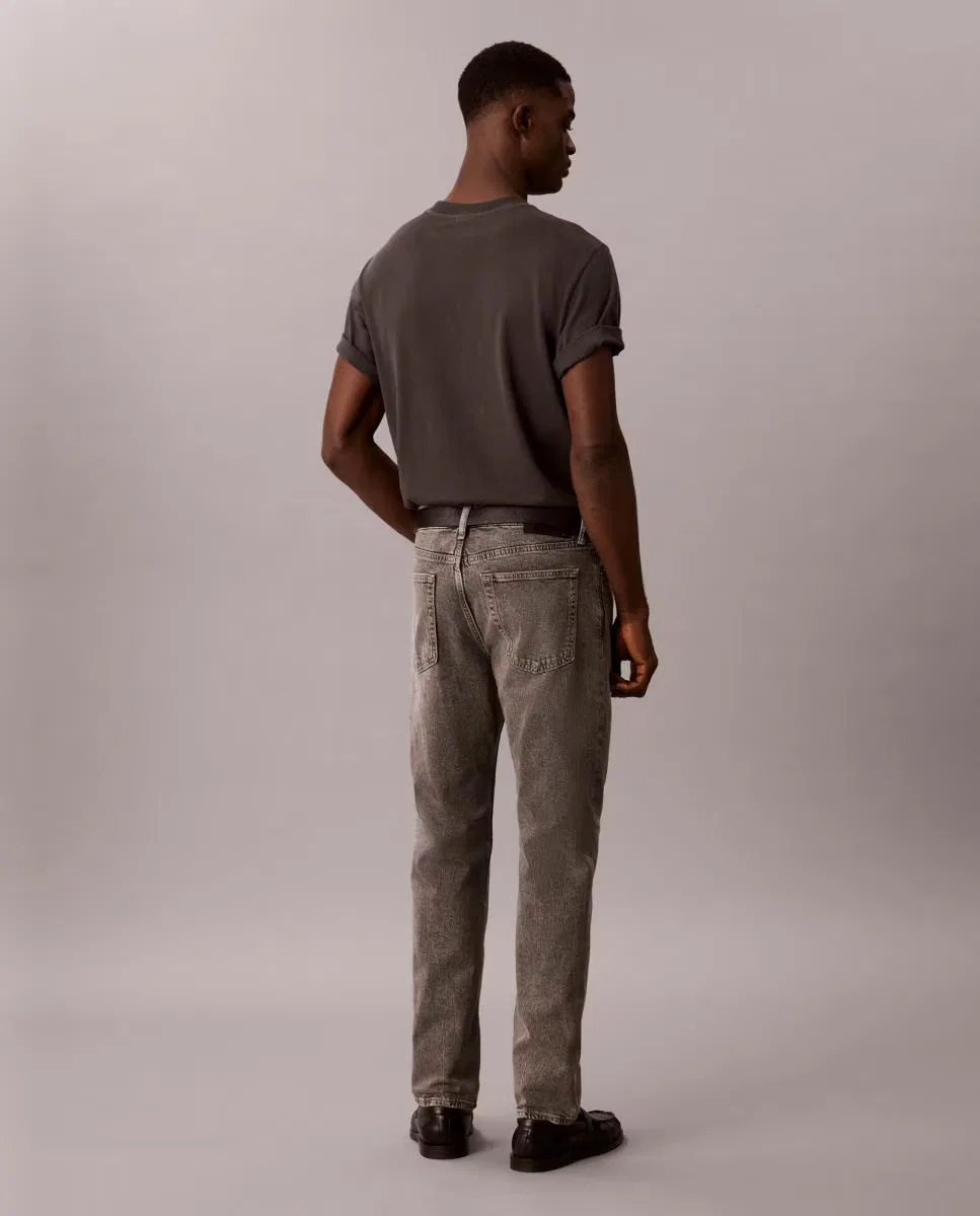 Мужское узкие джинсы, Vaquero Slim Straight 90s, Calvin Klein, серый — фото 3
