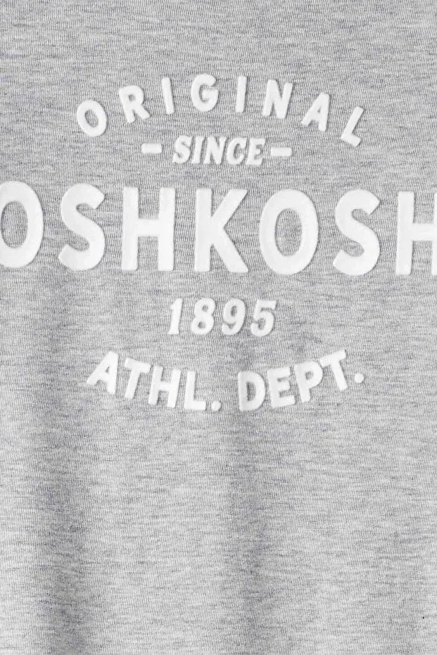 Детская футболка с длинным рукавом Oshkosh, Gray — фото 2
