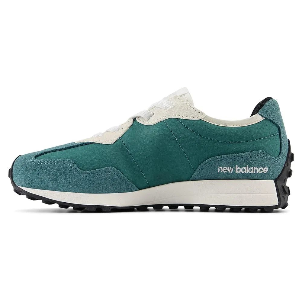 Детские кроссовки для мальчиков с асимметричным логотипом 327 Cm New Balance, New Spruce — фото 3