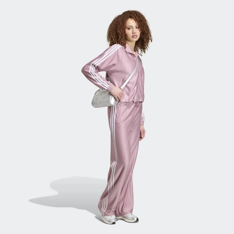 Спортивные брюки с принтом Firebird Pinstripe adidas, Розовый — фото 3