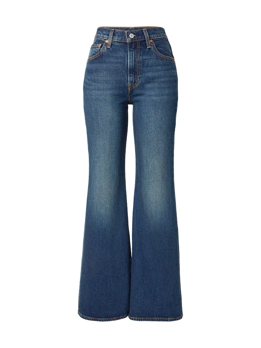 Джинсы-клеш LEVI'S 'RIBCAGE FLARE' синего цвета