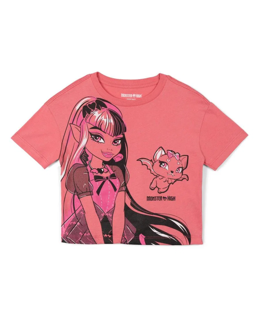 Футболка с коротким рукавом Monster High, Pink Draculaura