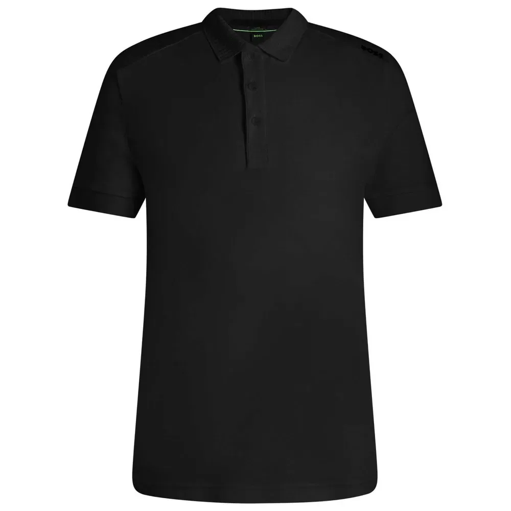 Поло с коротким рукавом Terrace Lux Boss, черный