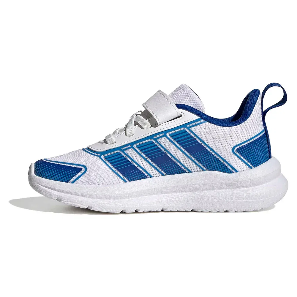 Детские кроссовки для девочек с эластичными шнурками Tensaur Run 4.0 Adidas, White — фото 3