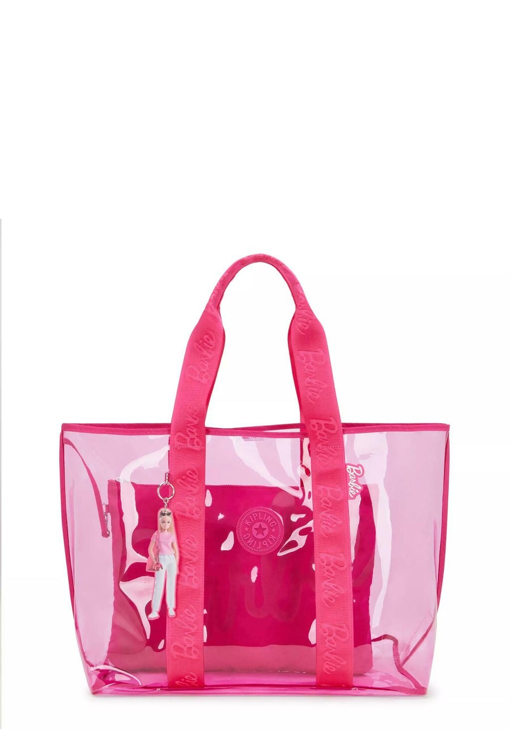 

Сумка JACEY XL X BARBIE Kipling, цвет power pink transpant