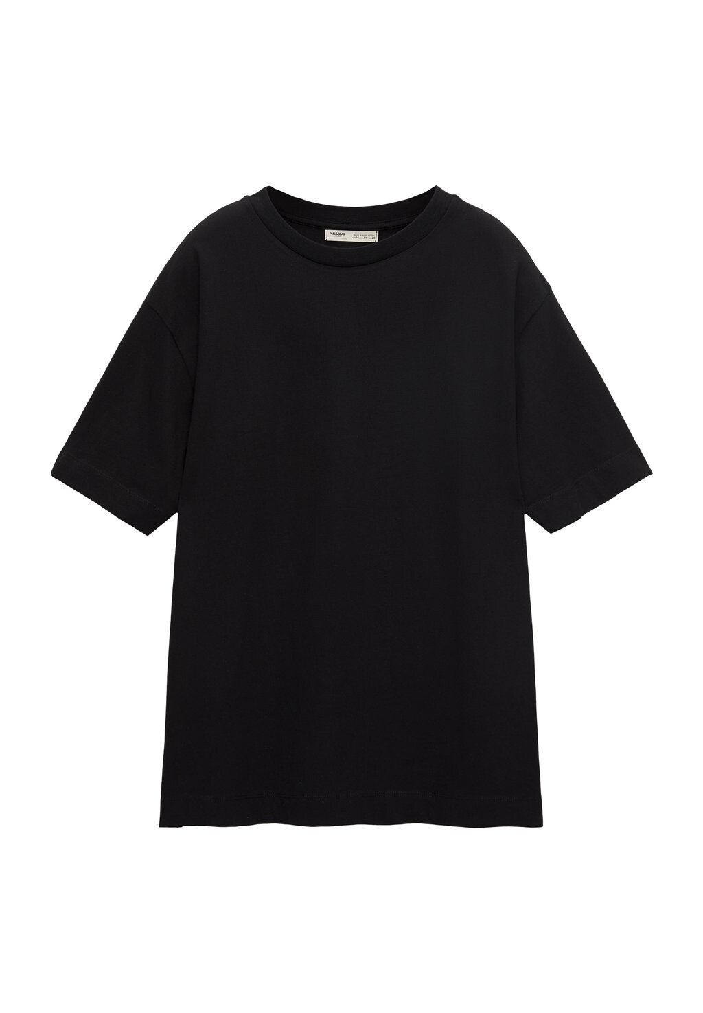 

Футболка базовая Short Sleeve PULL&BEAR, черная