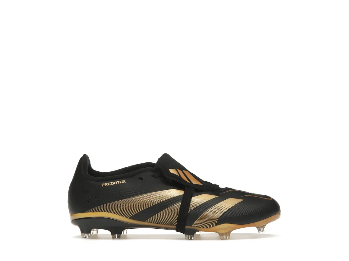 Детские бутсы с длинным рукавом Adidas Predator 24 League FG, Core Black/Core Black/Gold Metallic