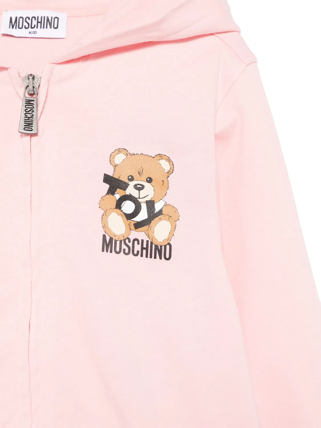 Худи из 100% хлопка для девочек Boutique Moschino, розовый — фото 2