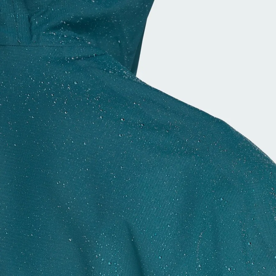 Куртка ветрозащитная с длинным рукавом Terrex Xperior 2.5 Layer Light Climaproof Jacket adidas, Оранжевый — фото 4