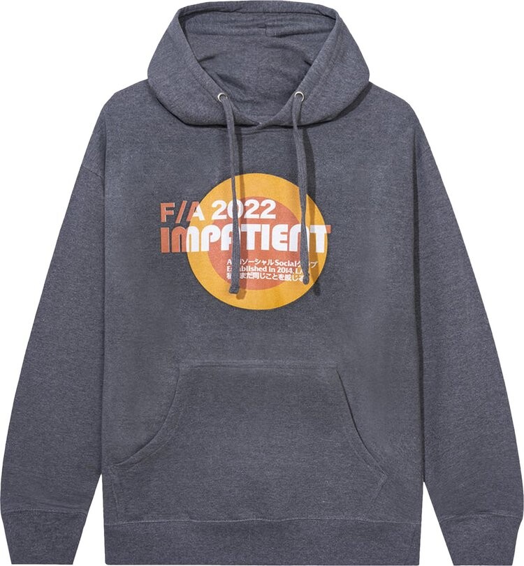 

Худи Anti Social Social Club Impatient Heather Hoodie 'Heather Grey', серый