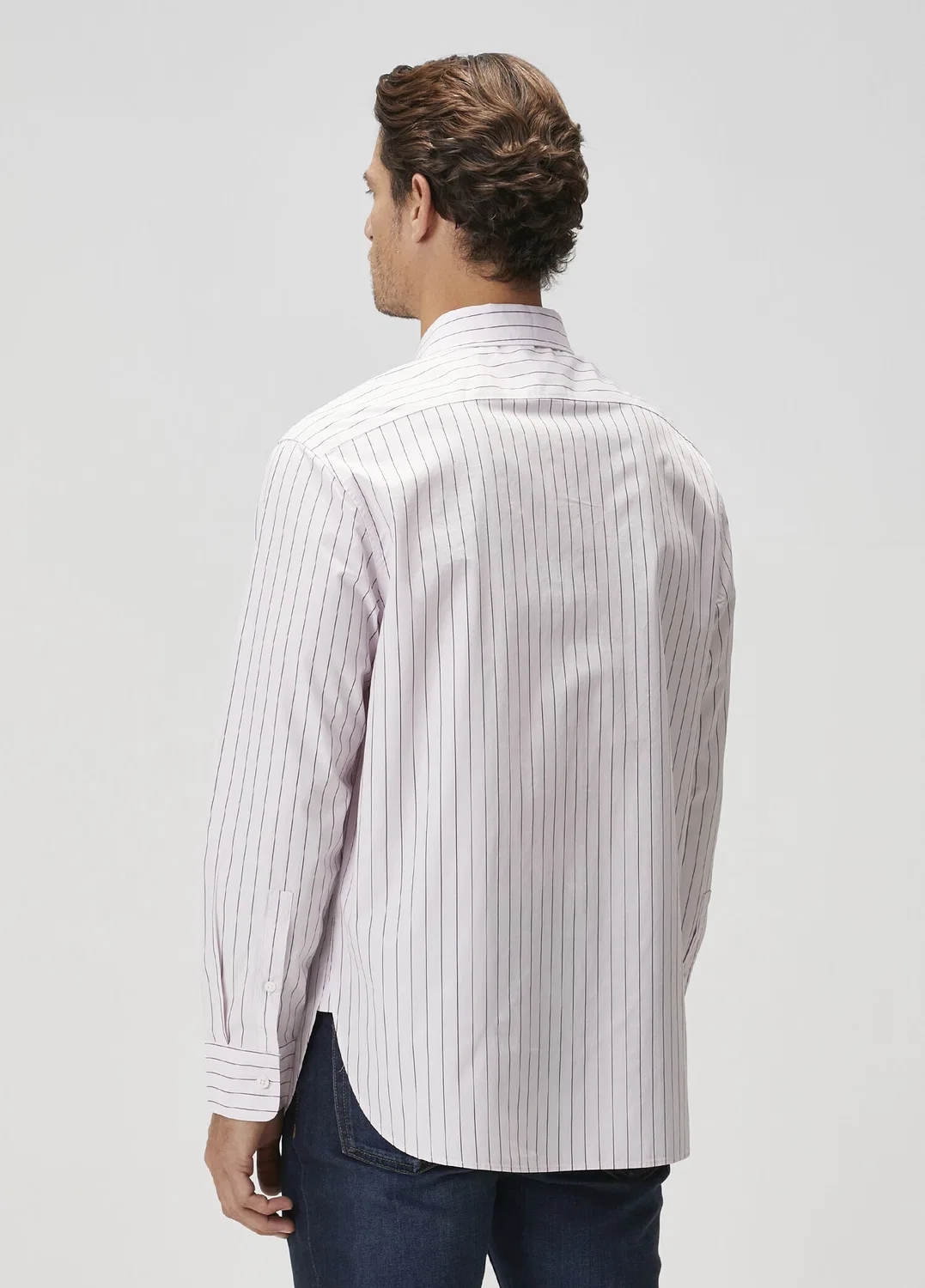 Рубашка Calvin Klein Relaxed, фиолетовый — фото 4
