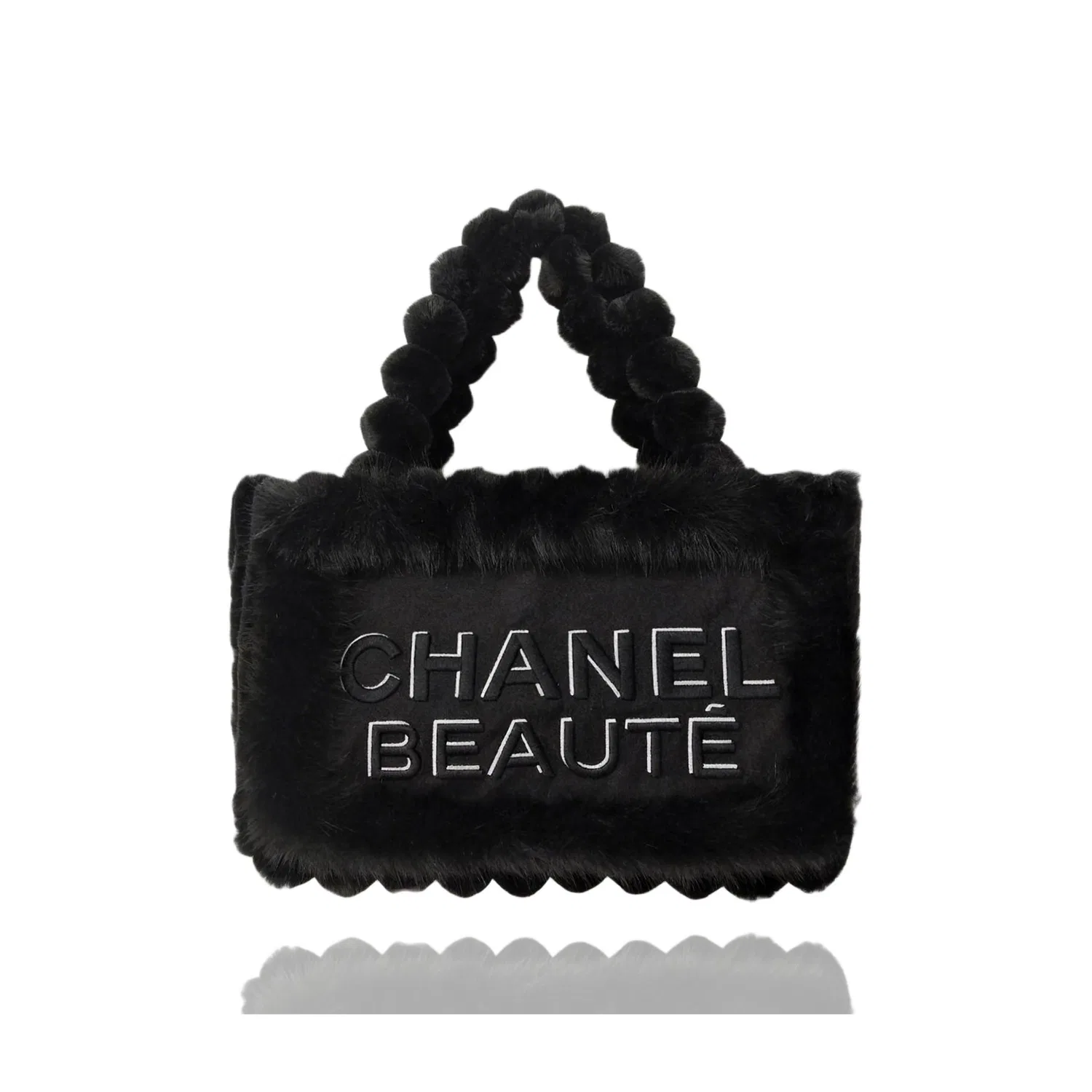 Косметичка с принтом TCO Plush Planet, CHANEL, Black