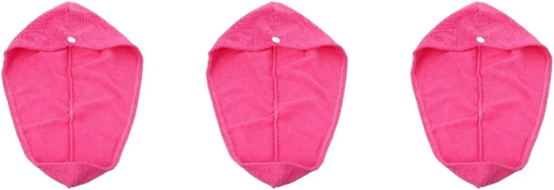 Шапочка для душа Microfibre, Cabilock, 3 Pieces, 60x25 cm, Pink