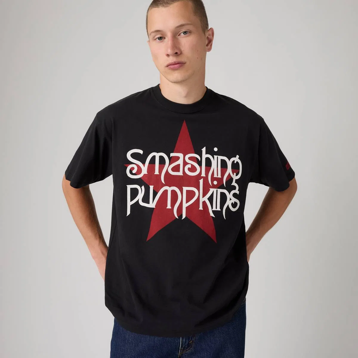 Футболка Levi's x The Smashing Pumpkins, Black Star - Black