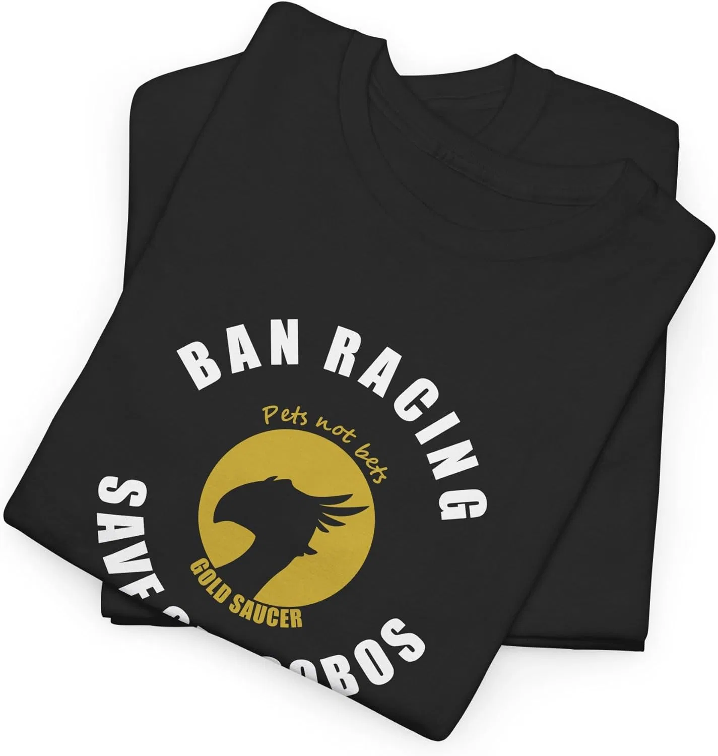Мужская футболка с птицей Ban Racing Gildan 5000, Black — фото 3