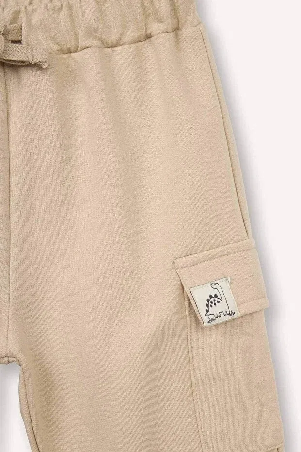 Детские брюки для мальчиков хлопковые Defacto, Beige-Bg106 — фото 2