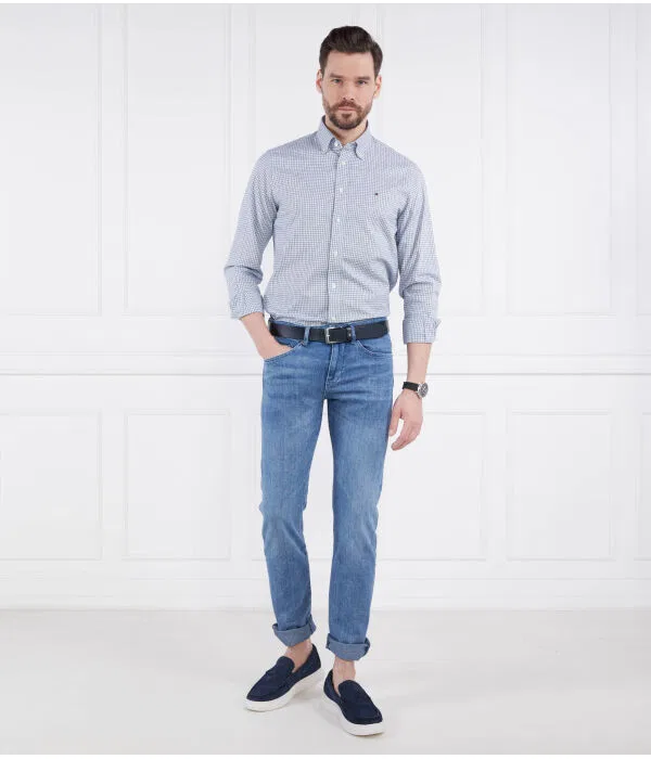 Мужские джинсы Slim Fit Delaware BOSS, синий — фото 2