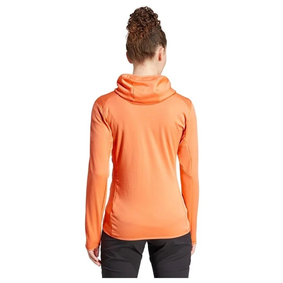 Женская куртка adidas W XPR LT FL H J, Оранжевый — фото 4