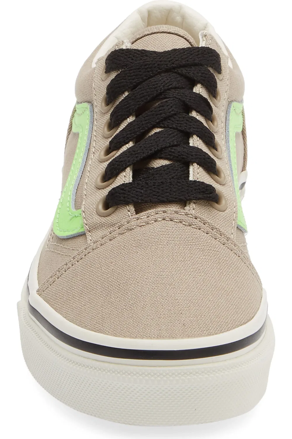 Кеды детские на низком профиле Old Skool Vans, Glow Bay Leaf — фото 4