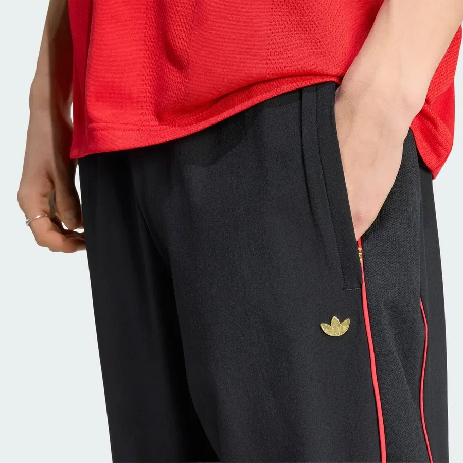 Спортивные штаны свободного кроя с завязками adidas Originals KC9120 98 Loose Track Pants, Черный — фото 4