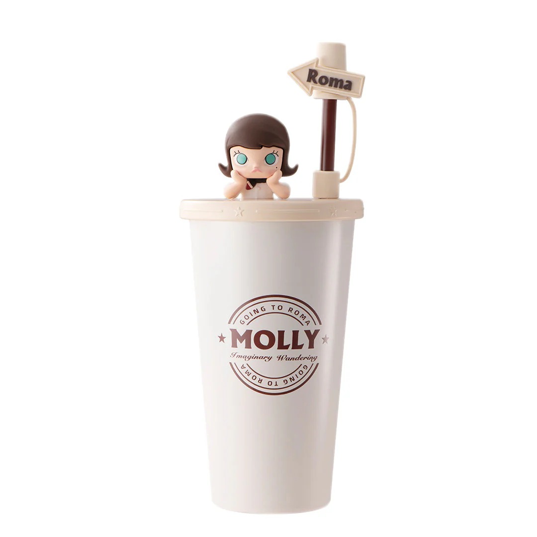 

Кружка Pop Mart Molly Imaginary Wandering Series Straw 420 мл, светло-коричневый